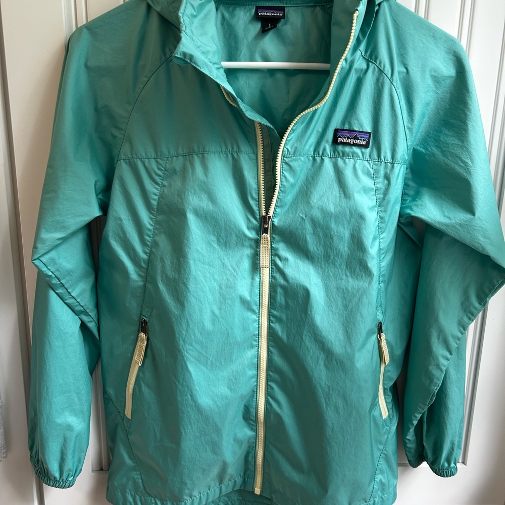 Patagonia Kids Teal Raincoat